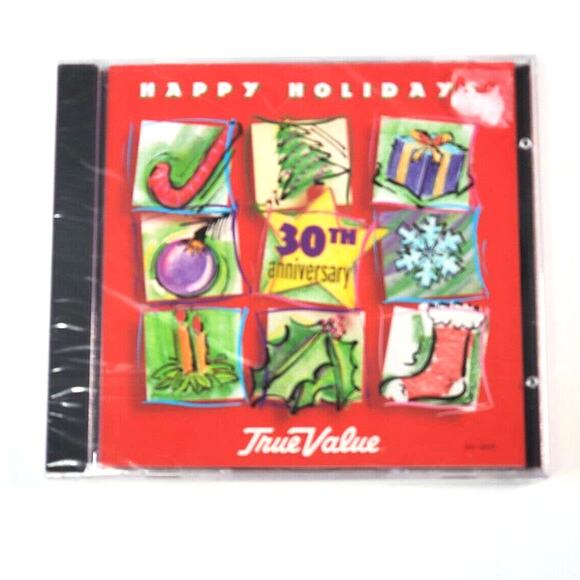 SEALED True Value 30th Anniversary Happy Holidays Christmas CD VARIOUS ARTIST - Picture 1 of 4